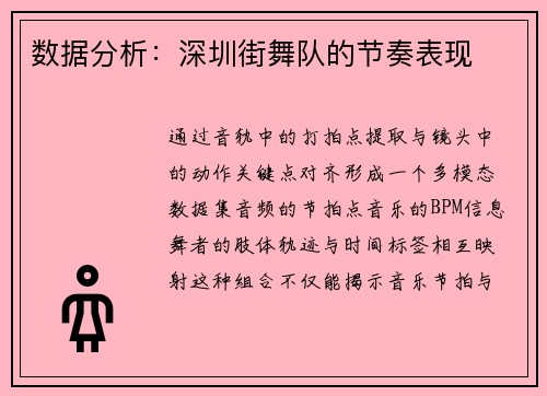 数据分析：深圳街舞队的节奏表现